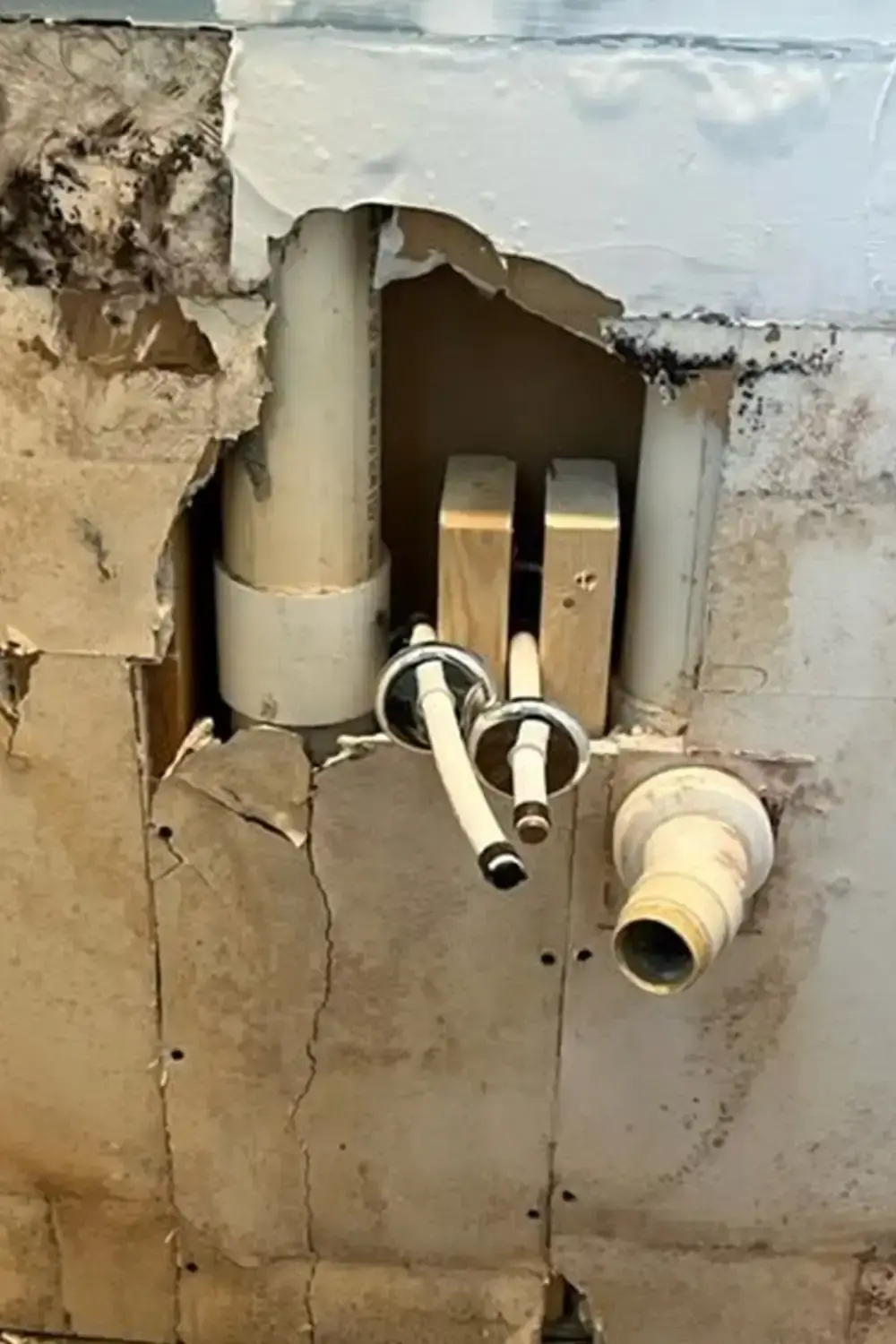 Drywall repair before