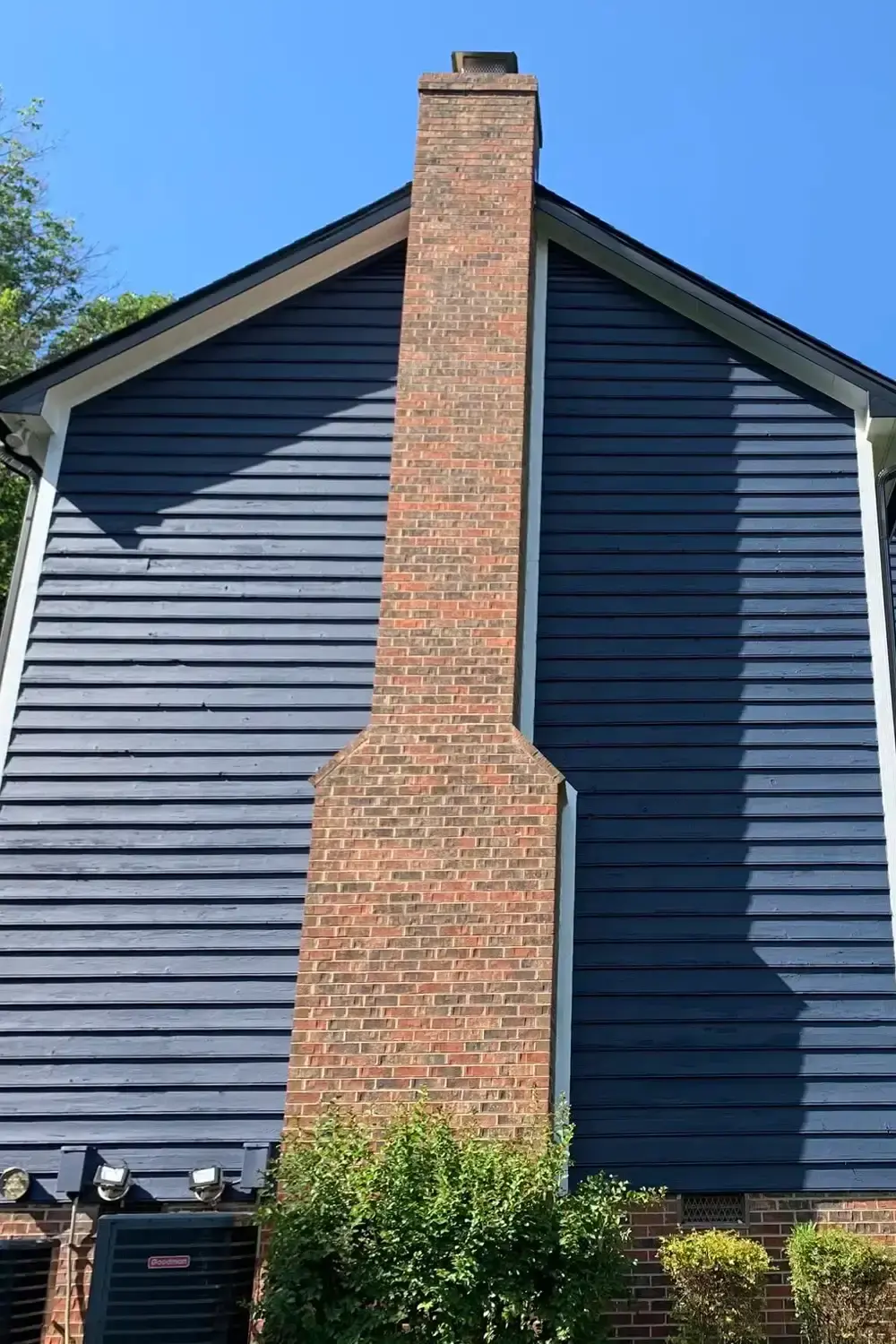 Exterior painting after