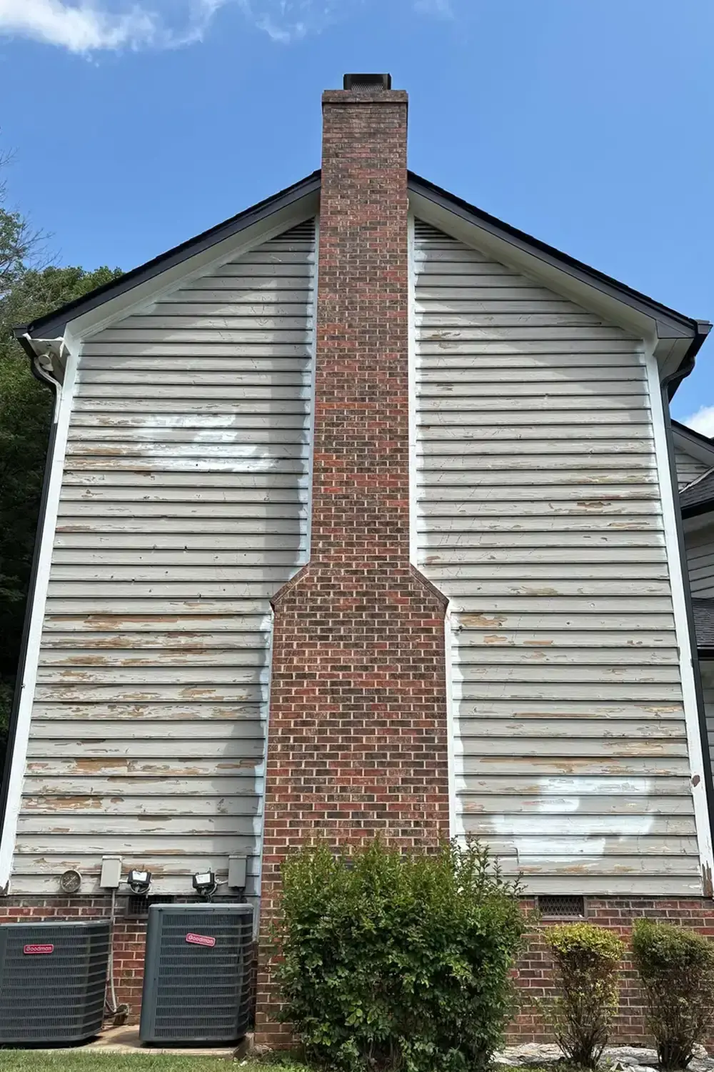 Exterior painting before