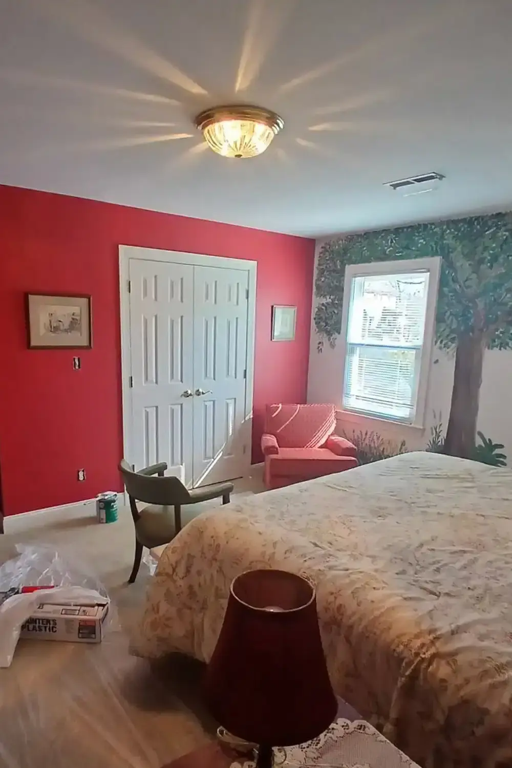 Interior painting before